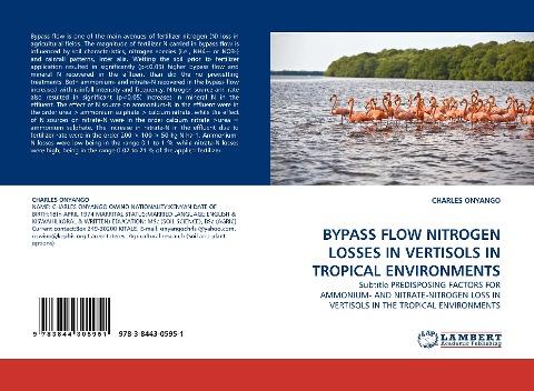 BYPASS FLOW NITROGEN LOSSES IN VERTISOLS IN TROPICAL ENVIRONMENTS