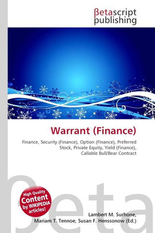 Warrant (Finance)