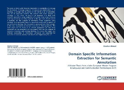Domain Specific Information Extraction for Semantic Annotation