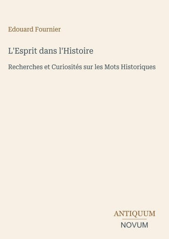L'Esprit dans l'Histoire
