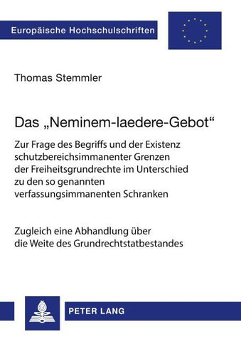 Das «Neminem-laedere-Gebot»