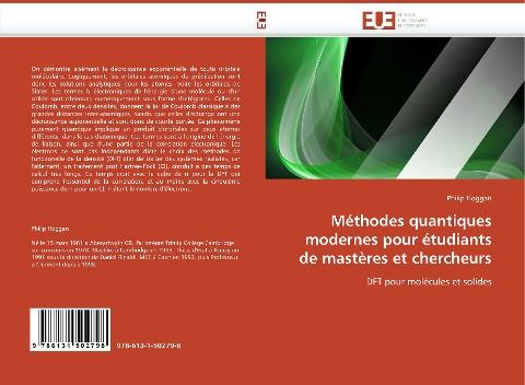 Méthodes quantiques modernes pour étudiants de mastères et chercheurs