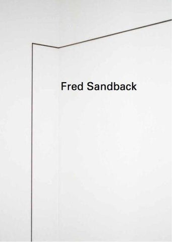 Fred Sandback. Threading Space