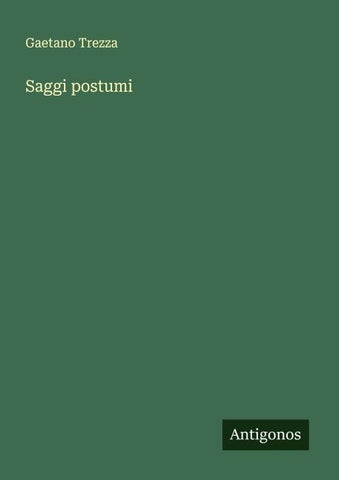 Saggi postumi