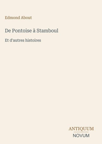 De Pontoise à Stamboul