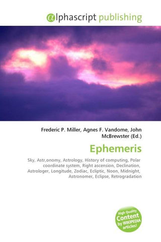 Ephemeris