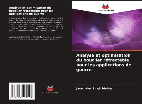 Analyse et optimisation du bouclier rétractable pour les applications de guerre