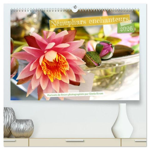 Nénuphars enchanteurs (Calendrier mural 2026 DIN A2 vertical) calendrier de bureau