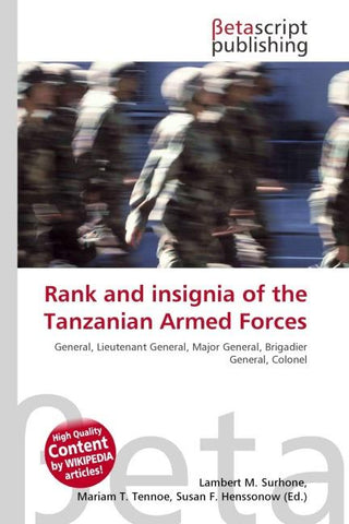 Rank and insignia of the Tanzanian Armed Forces