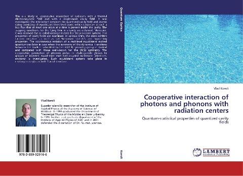 Cooperative interaction of photons and phonons with radiation centers