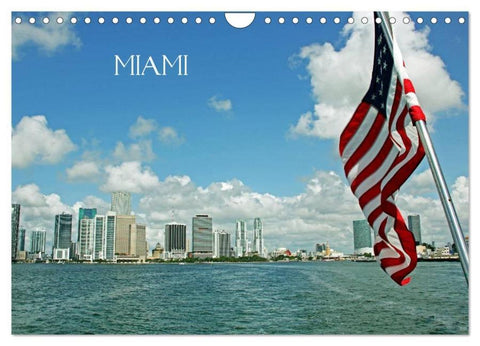 MIAMI (Wandkalender 2026 DIN A4 quer), CALVENDO Monatskalender