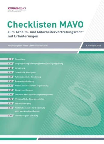 Checklisten MAVO
