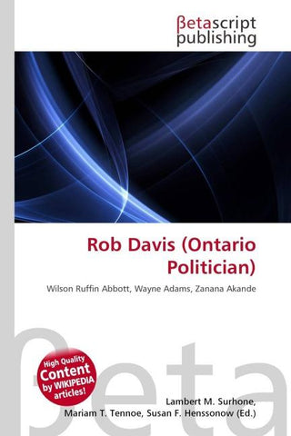 Rob Davis (Ontario Politician)
