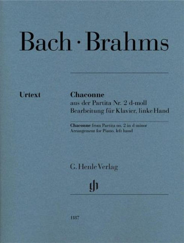 Johannes Brahms - Chaconne aus der Partita Nr. 2 d-moll, Bearbeitung für Klavier, linke Hand