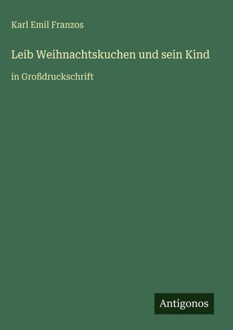 Leib Weihnachtskuchen und sein Kind