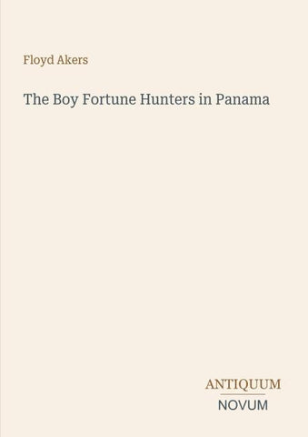 The Boy Fortune Hunters in Panama