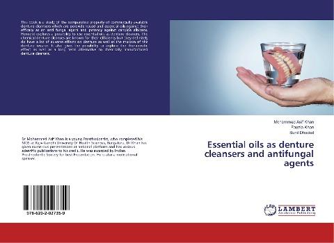 Essential oils as denture cleansers and antifungal agents