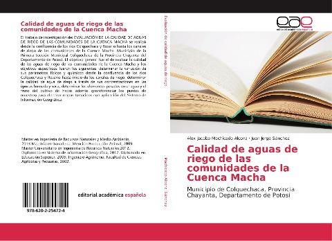 Calidad de aguas de riego de las comunidades de la Cuenca Macha
