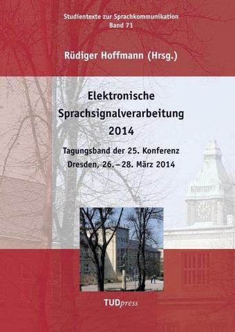 Elektronische Sprachsignalverarbeitung 2014