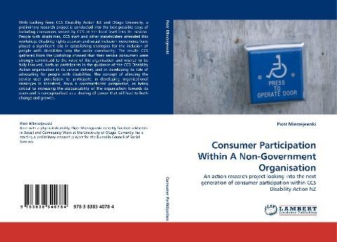 Consumer Participation Within A Non-Government Organisation