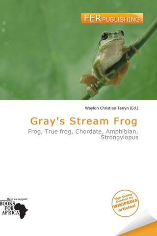 Gray's Stream Frog