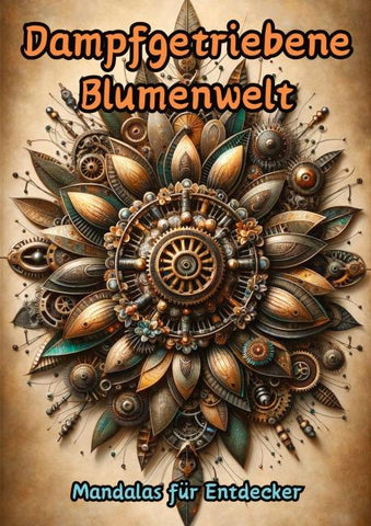 Dampfgetriebene Blumenwelt