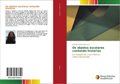 Os objetos escolares contando histórias