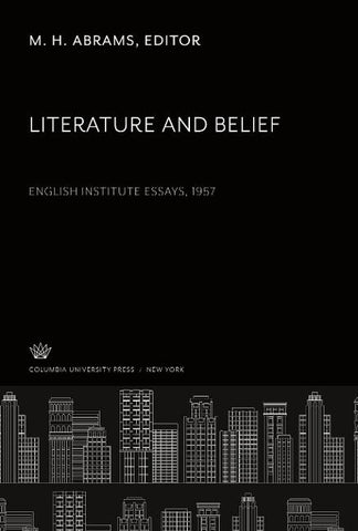 Literature and Belief