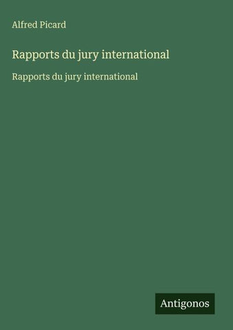 Rapports du jury international