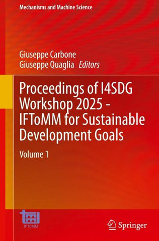 Proceedings of I4SDG Workshop 2025 - IFToMM for Sustainable Development Goals