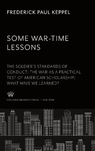 Some War-Time Lessons