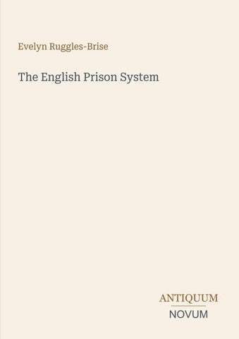 The English Prison System
