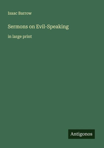 Sermons on Evil-Speaking
