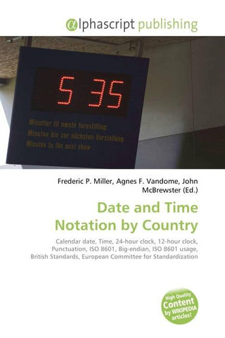 Date and Time Notation by Country