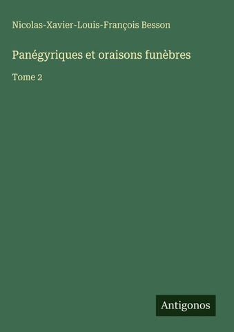 Panégyriques et oraisons funèbres