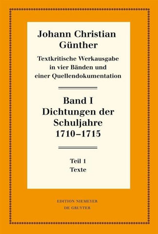 Dichtungen der Schuljahre 1710–1715