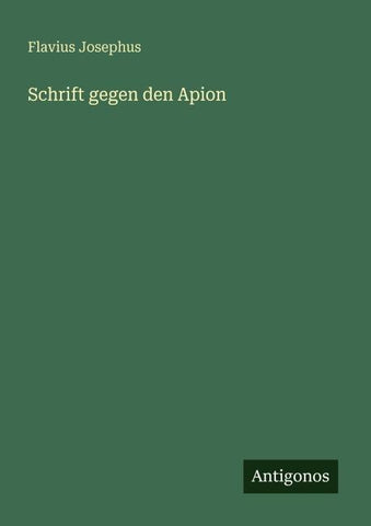 Schrift gegen den Apion