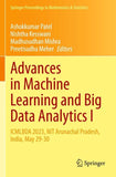 Advances in Machine Learning and Big Data Analytics I