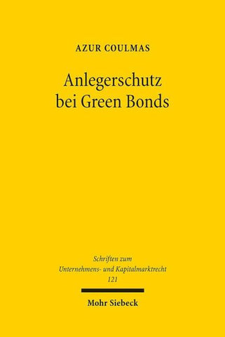 Anlegerschutz bei Green Bonds