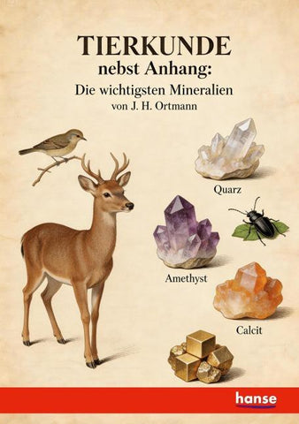Tierkunde nebst Anhang : Die wichtigsten Mineralien