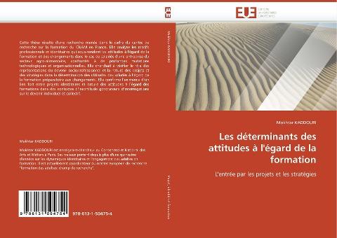 Les déterminants des attitudes à l''égard de la formation