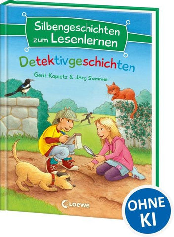 Silbengeschichten zum Lesenlernen - Detektivgeschichten