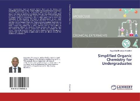Simplified Organic Chemistry for Undergraduates