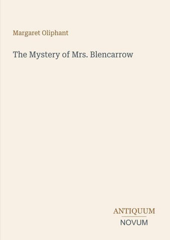 The Mystery of Mrs. Blencarrow