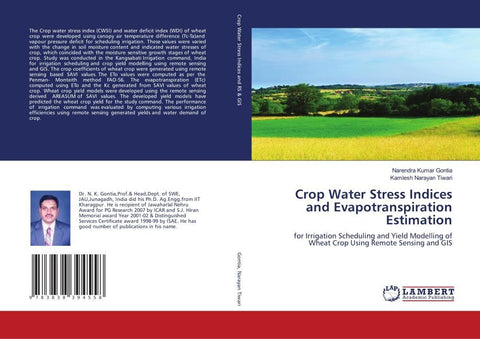 Crop Water Stress Indices and Evapotranspiration Estimation