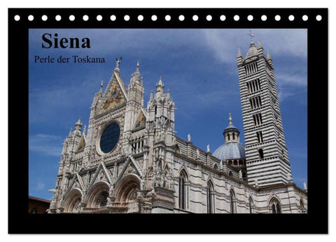 Siena, Perle der Toskana (Tischkalender 2026 DIN A5 quer), CALVENDO Monatskalender