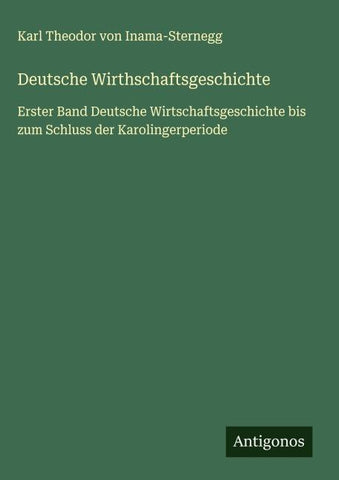 Deutsche Wirthschaftsgeschichte