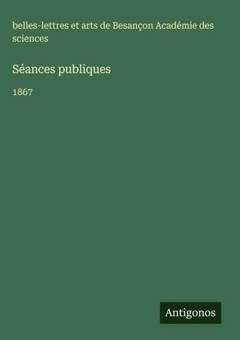 Séances publiques