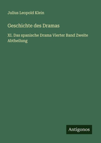 Geschichte des Dramas