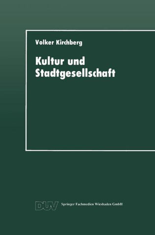 Kultur und Stadtgesellschaft